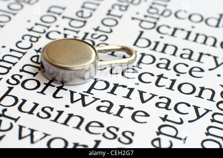 Web security concept Stock Photo