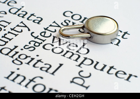 Web security concept Stock Photo