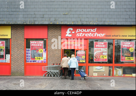 Poundstretcher Shop in Bridgend, South Wales, UK Stock Photo