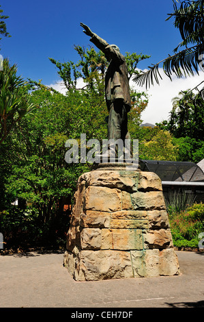 Statue of Cecil Rhodes in Company's Garden, Cape Town, Western Cape