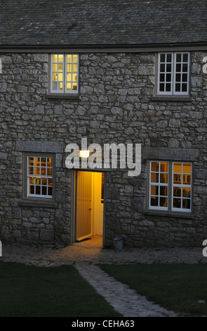 All life on the island of Lundy revolves around the Marisco Tavern. North Devon, UK. Stock Photo