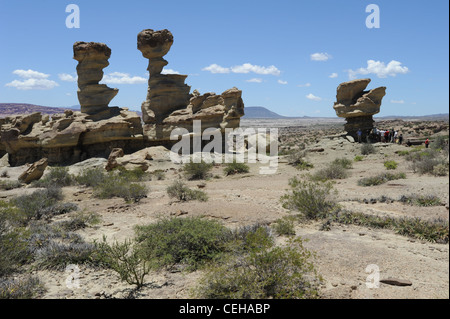 Valle de la Luna natural park Unesco World Heritage Site Stock Photo