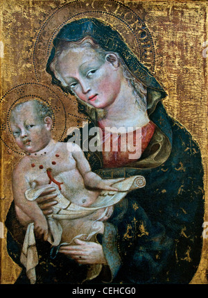 The Virgin and Child - La Vierge et l Enfant 1420 Giovanni da Modena Italy Italian Stock Photo