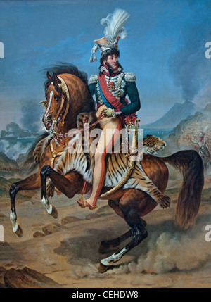 Equestrian Portrait of Joachim Murat King of Naples 1767  Baron Antoine Jean Gros Stock Photo