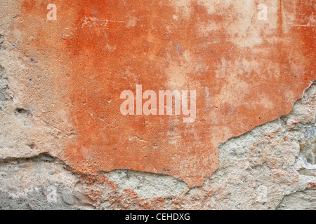Grungy red wall Stock Photo