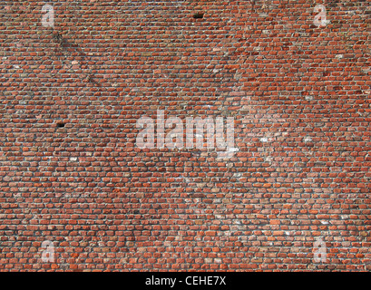 Red brick wall useful as a background Stock Photo