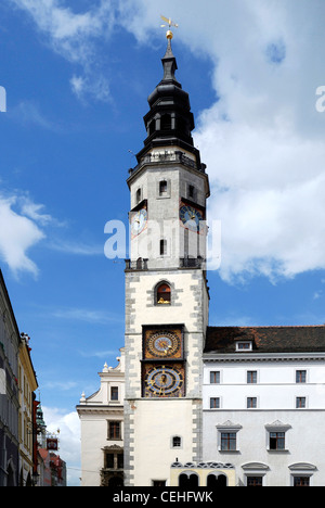 Old city hall at the Lower Market Place in Goerlitz. Stock Photo