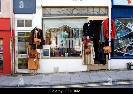 Vintage Clothes Shop, North Laine, Brighton, England Stock Photo