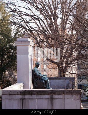 Monument and memorial to President James Buchanan in Washington DC Stock Photo