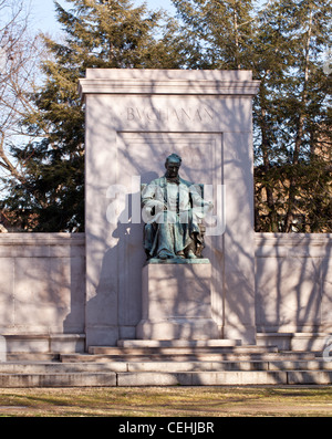 Monument and memorial to President James Buchanan in Washington DC Stock Photo