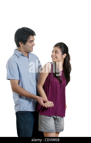 Young man and woman Stock Photo
