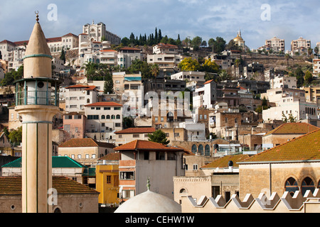 Roofs of the old city of Nazareth, Israel. Middle East Stock Photo