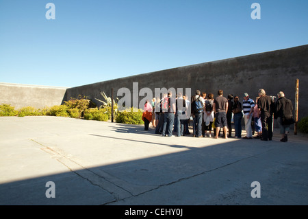 Prison Tour,Robben Island,Cape Town,Western Cape Province Stock Photo