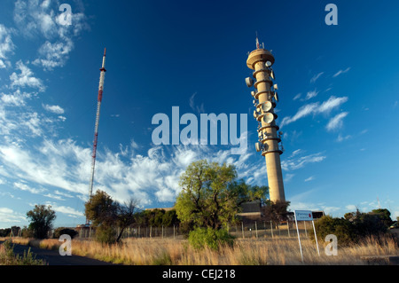 Cell Phone Tower from Naval Hill,Bloemfontein,Free State Province Stock Photo
