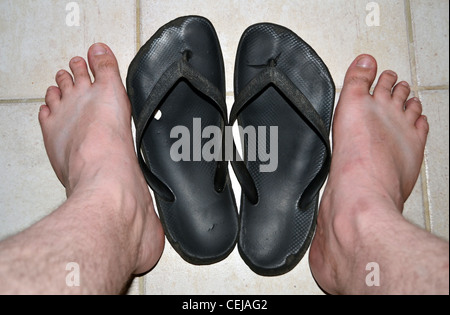 pair of  thongs / flip-flops Stock Photo