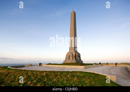 The WWI Dover Patrol Memorial at Cap Blanc Nez, Pas-de-Calais, France Stock Photo