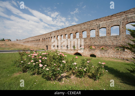 Rabo de Buey Aqueduct (also known Las Tomas or Las Thomas) one three conduits supplied water Roman city Emerita Augusta main Stock Photo