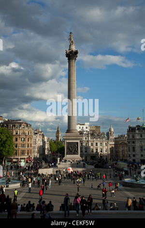 Trafalgar Square in London Stock Photo