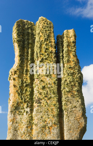 The Stone of Setter, a standing stone on the island of Eday, Orkney Islands, Scotland. Stock Photo
