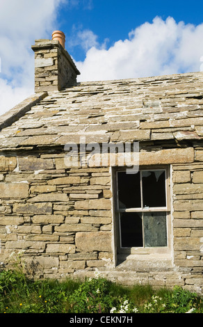 Derelict cottage on the island of Westray, Orkney Islands, Scotland. Stock Photo
