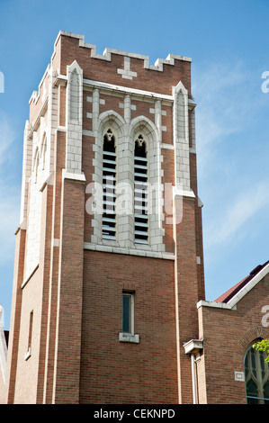 First Presbyterian Church buildings in downtown Charlotte North Stock ...