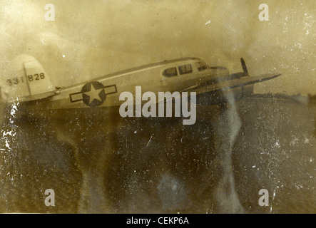 308th Bomb Group, 14th Army Air Force, China Burma India, World War II WWII. airplane tail number 331828 Stock Photo