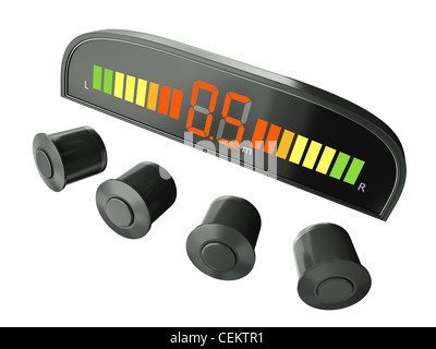 Car parking sensor kit Stock Photo