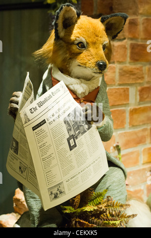 Mr Tod at the World of Beatrix Potter, Lake District Stock Photo