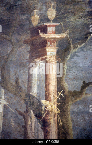 Italy, Naples, Naples National Archeological Museum, from Pompeii, Rocky Landscape