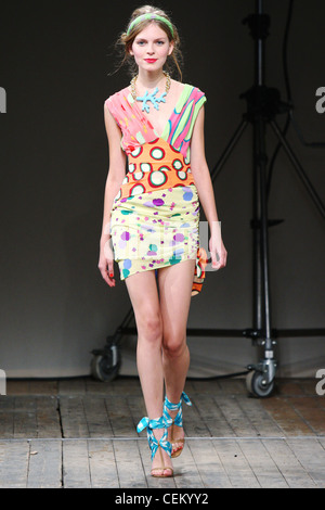 Moschino Cheap & Chic Milan Ready to Wear Spring Summer 2011 Stock Photo