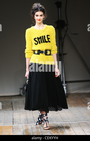 Moschino Cheap & Chic Milan Ready to Wear Spring Summer 2011 Stock Photo