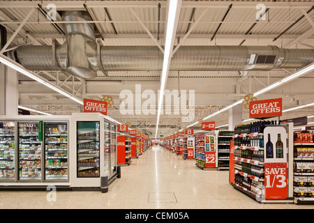 Sainsburys Superstore in Ashford Bybrook Stock Photo