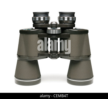 Binoculars, Cut Out. Stock Photo