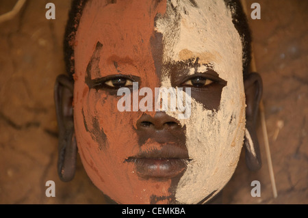 Surma woman Stock Photo