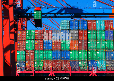 Container harbour / Hamburg
