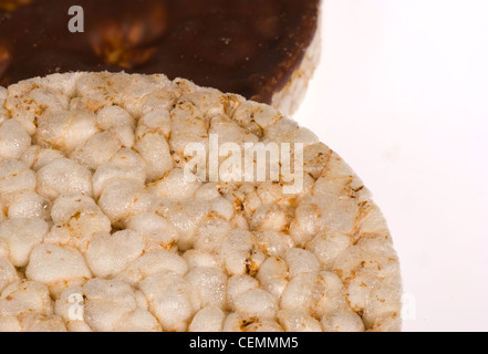 Detail take of some puffed rice chocolate biscuits Stock Photo