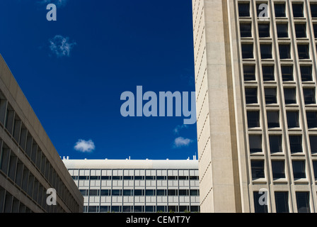 The Green Building and Building 18 on the Massachusetts Institute of Technology campus in Cambridge, MA as seen on 9/15/08. Stock Photo