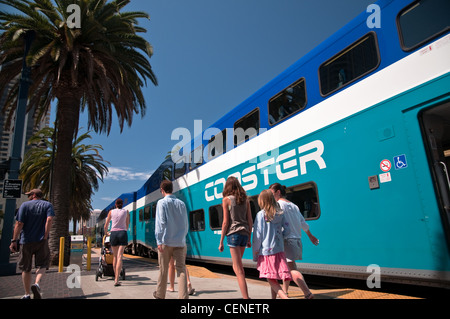 San Diego train station Stock Photo