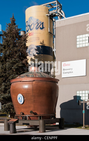 Outside Coors Brewery, Golden, Colorado. Stock Photo