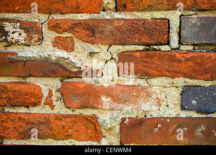 Pattern of orange brick wall. Stock Photo