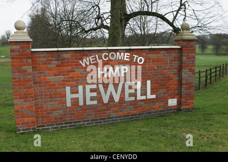 HMP Hewell was created by an amalgamation of the three former prisons on this site, Blakenhurst, Brockhill and Hewell Grange Stock Photo