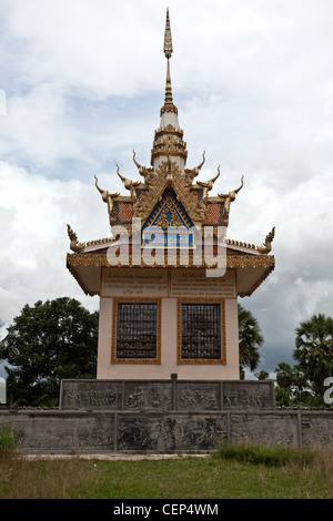 Memorial in cambodia Stock Photo