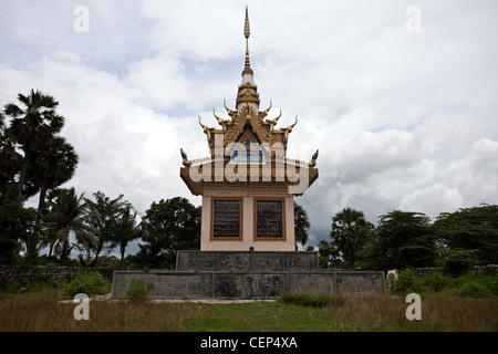 Memorial in cambodia Stock Photo