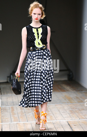 Moschino Cheap & Chic Milan Ready to Wear Spring Summer 2011 Stock Photo