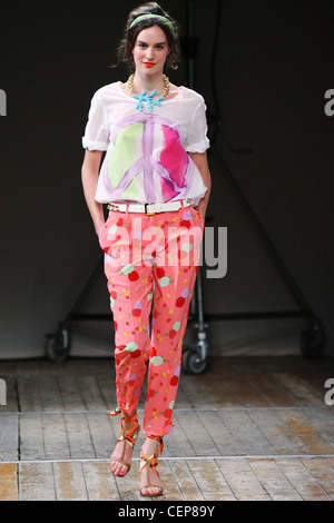 Moschino Cheap & Chic Milan Ready to Wear Spring Summer 2011 Stock Photo