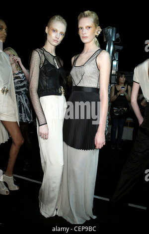 Richard Nicoll Backstage London Ready to Wear Spring Stock Photo