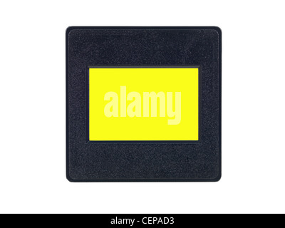 Photographic slides isolated against a white background
