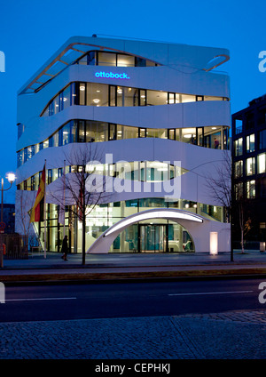 Modern architecture of the Otto Bock building, Berlin, Germany Stock Photo