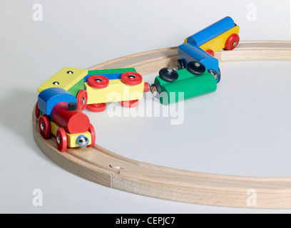 Toy train crash hi-res stock photography and images - Alamy