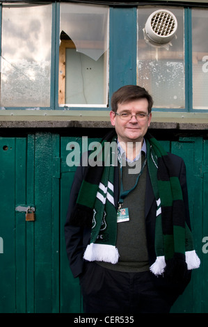 Businessman James Brent at Plymouth Argyle FC Stock Photo